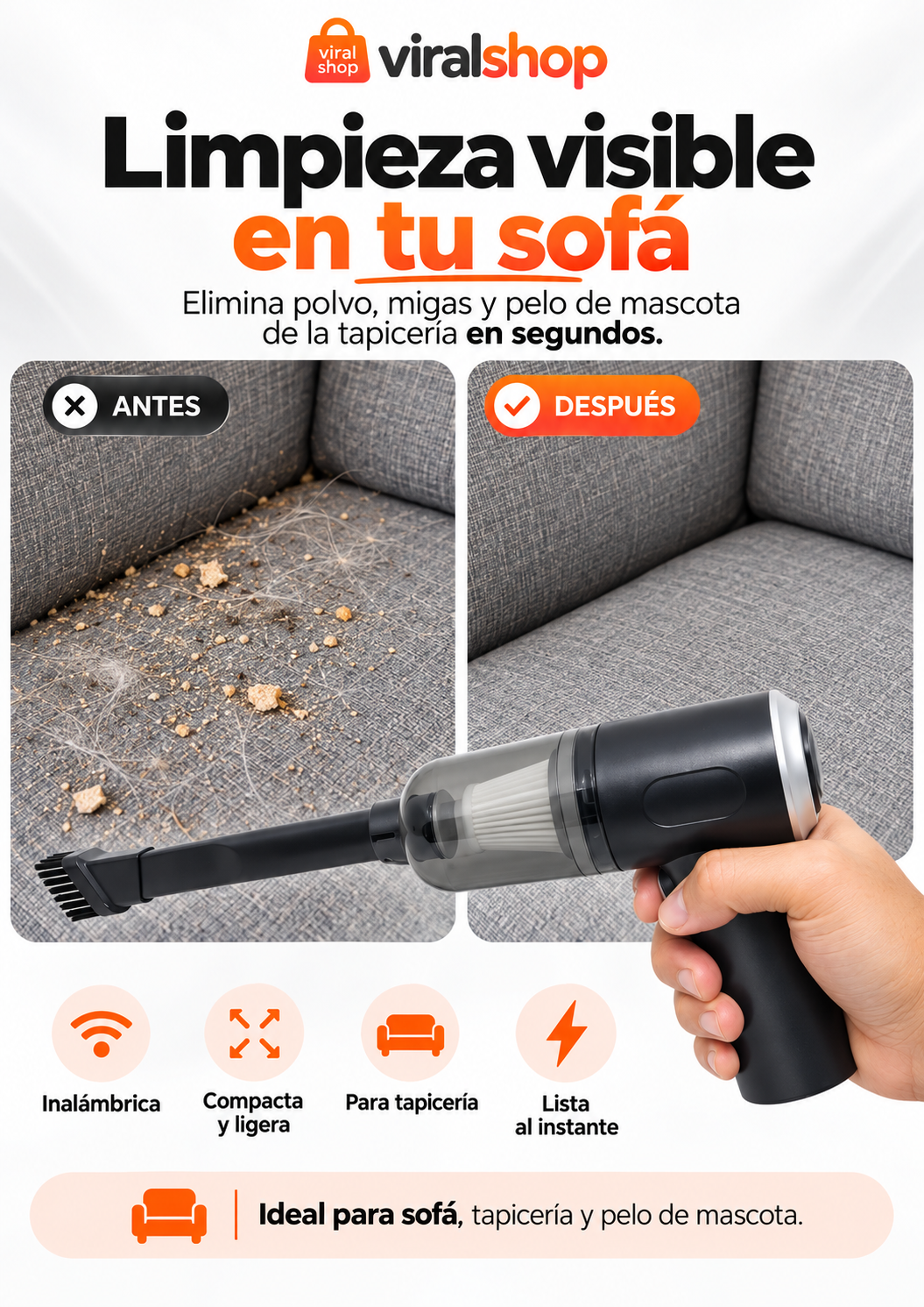 Mini Aspiradora ViralClean