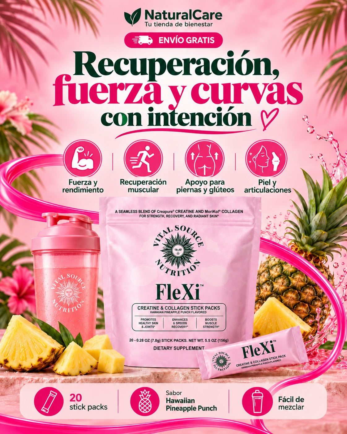FleXi creatina + colágeno