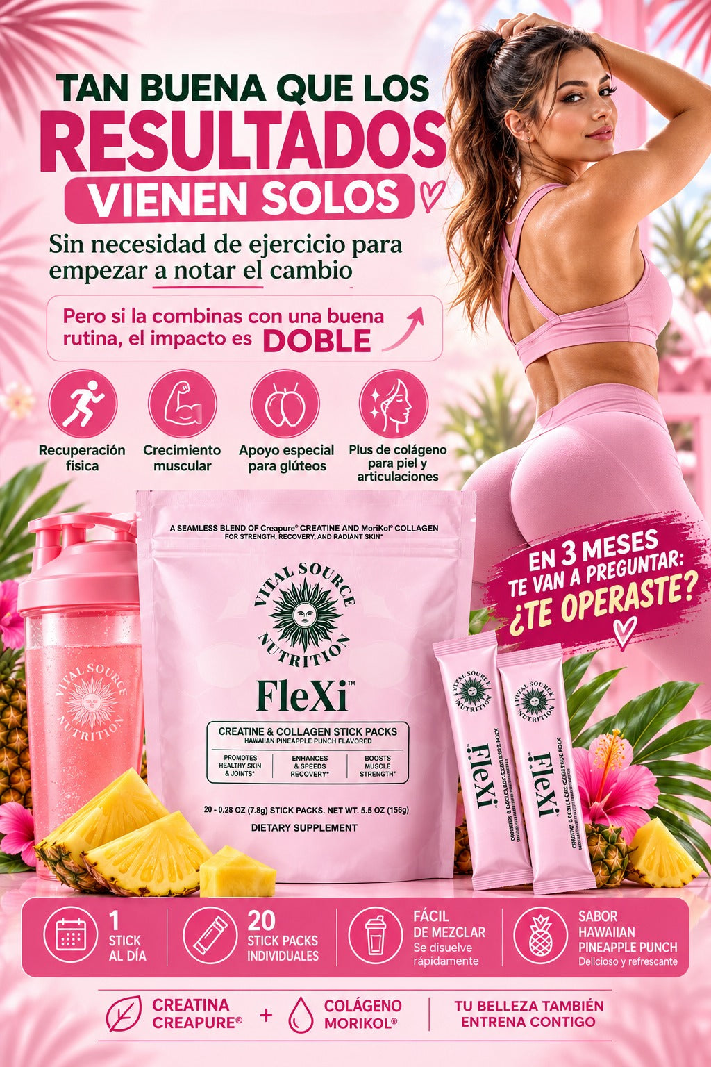 FleXi creatina + colágeno